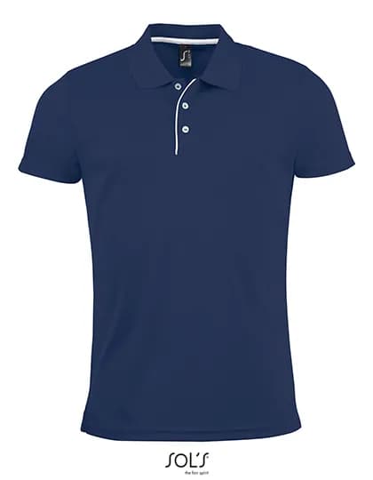 Men´s Sports Polo Shirt Performer - French Navy