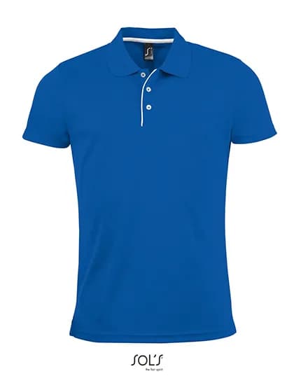 Men´s Sports Polo Shirt Performer - Royal Blue 241