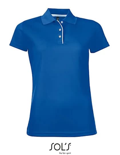Women´s Sports Polo Shirt Performer - Royal Blue 241