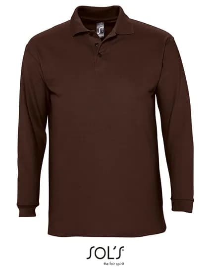 Long Sleeve Polo Winter II - Chocolate