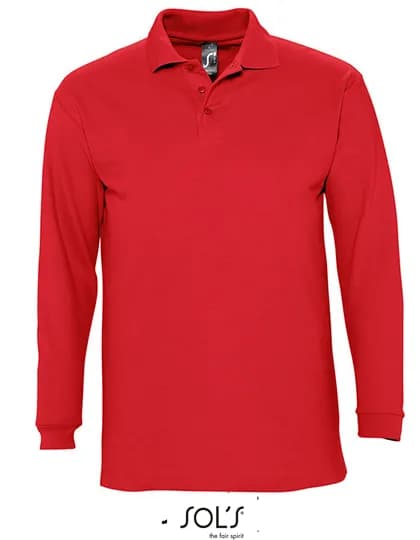 Long Sleeve Polo Winter II - Red
