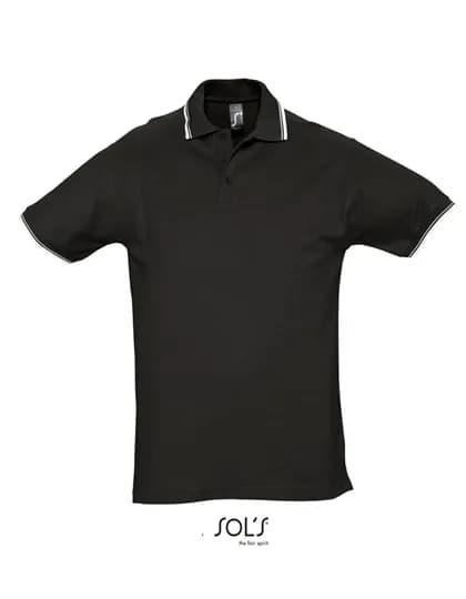 Contrast-Polo Practice - Black/White