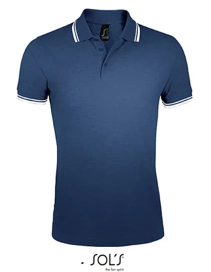 Men´s Polo Shirt Pasadena - French Navy/White