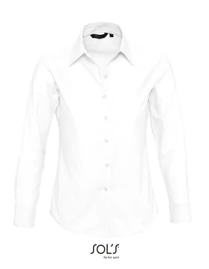 Women´s Oxford-Blouse Embassy Long Sleeve - White