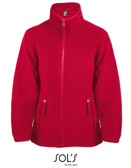 Kids´ Fleecejacket North - Red