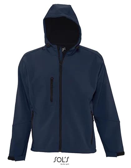 Men´s Hooded Softshell Jacket Replay - French Navy