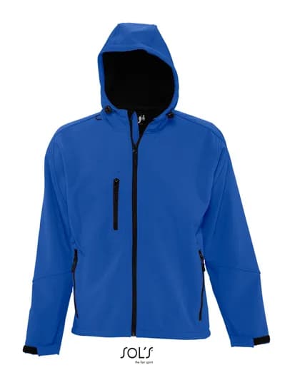 Men´s Hooded Softshell Jacket Replay - Royal Blue 241