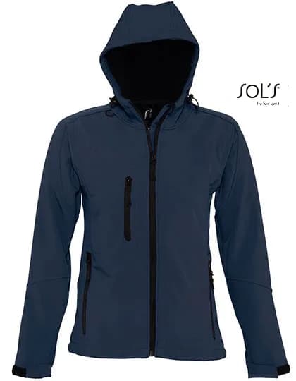 Women´s Hooded Softshell Jacket Replay - French Navy