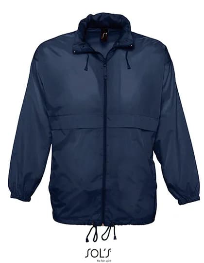 Unisex Windbreaker Surf Jacket - Navy