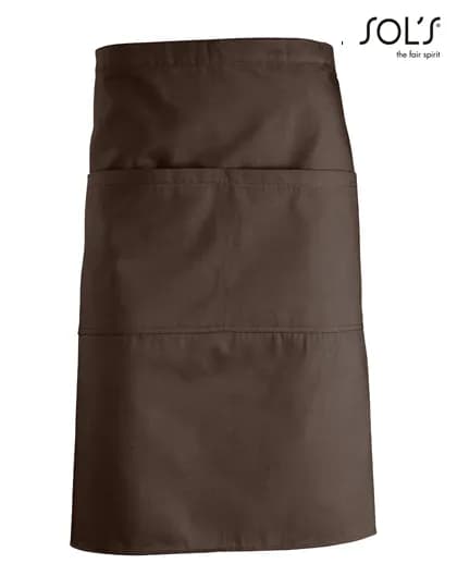 Medium Apron Greenwich - Chocolate