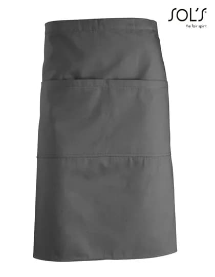 Medium Apron Greenwich - Dark Grey (Solid)