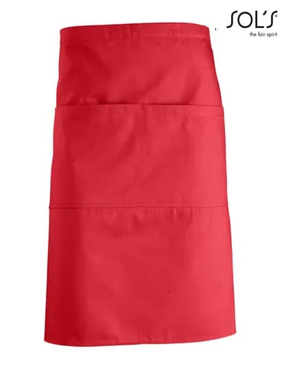 Medium Apron Greenwich - Red