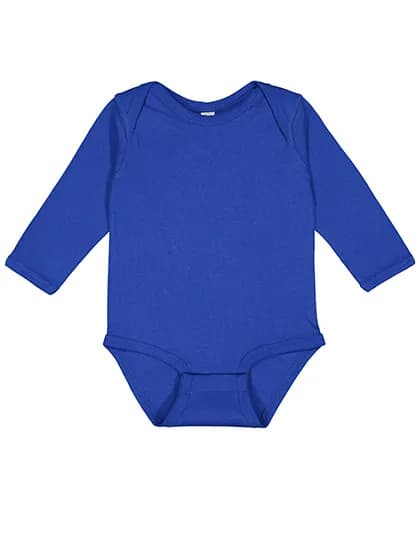 Infant Fine Jersey Long Sleeve Bodysuit - Royal