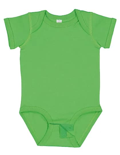 Infant Fine Jersey Short Sleeve Bodysuit - Apple