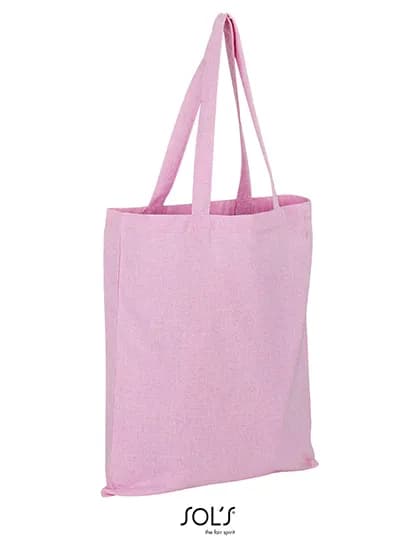 Awake Recycled Shopping Bag - Heather Pink