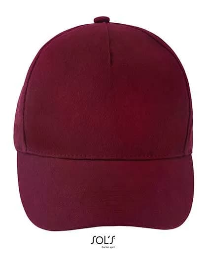 Five Panels Cap Long Beach - Burgundy