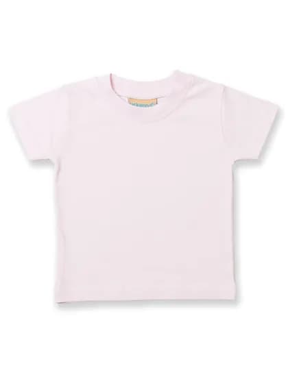 Baby-Kids Crew Neck T-Shirt - Pale Pink