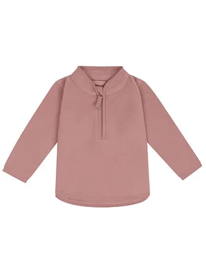 1/2 Zip Lightweight Fleece - Soft Pink