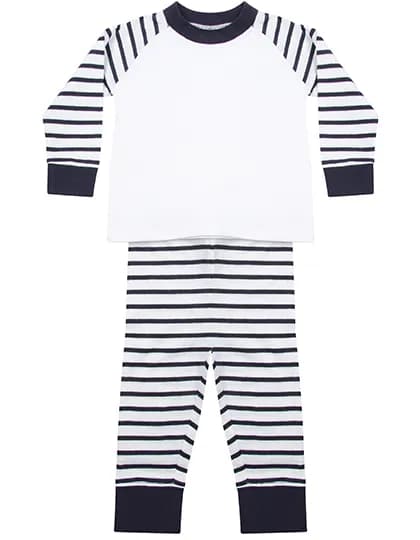 Striped Pyjamas - Navy Stripe/White