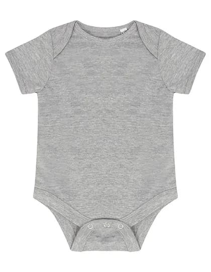 Essential Short Sleeved Bodysuit - Heather Grey