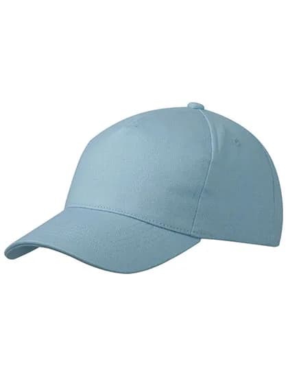 5 Panel Cap Heavy Cotton - Light Blue
