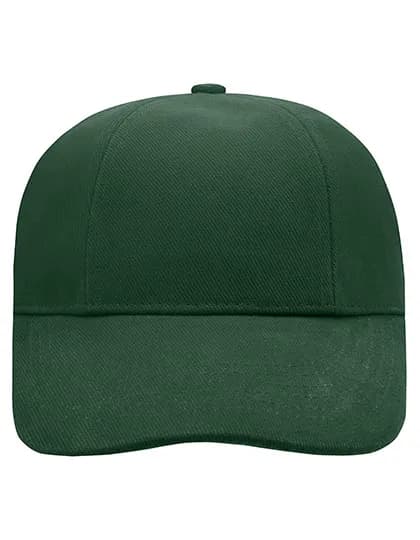 Turned 6 Panel Cap Laminated - Dark Green