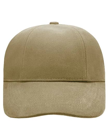 Turned 6 Panel Cap Laminated - Dark Khaki