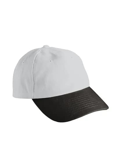 6-Panel Raver Cap - Light Grey/Black
