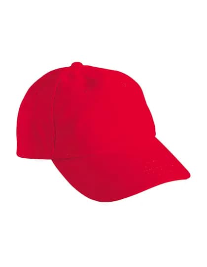6-Panel Raver Cap - Signal Red