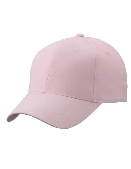 Brushed 6-Panel Cap - Rose
