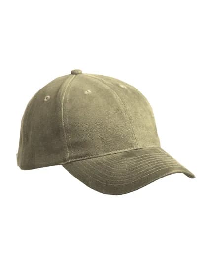 6 Panel Softlining Raver Cap - Dark Khaki