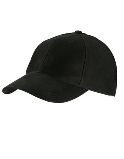 6-Panel Raver Cap Laminated - Black