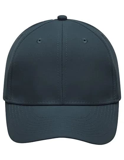 6-Panel Polyester Peach Cap - Iron Grey