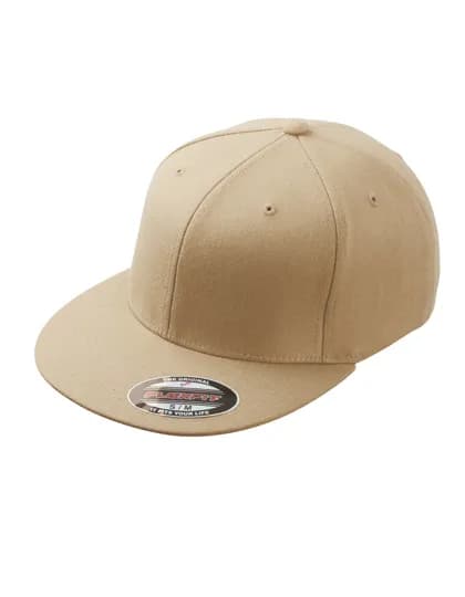 6 Panel Flexfit® Flat Peak Cap - Khaki