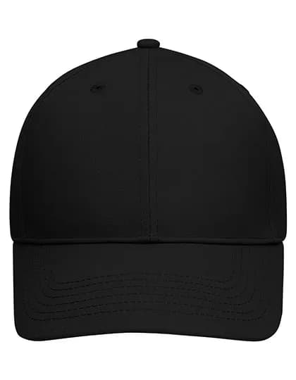 6 Panel Cap Bio Cotton - Black