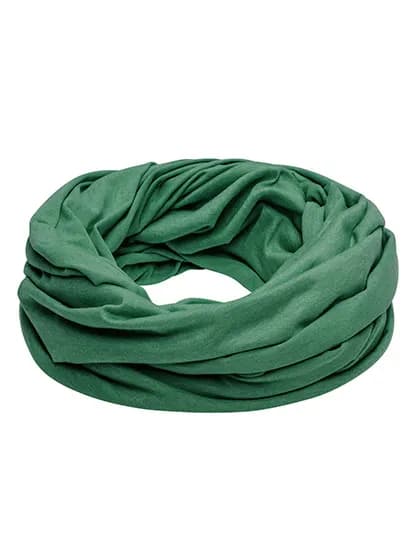 Heather Summer Loop-Scarf - Green Melange