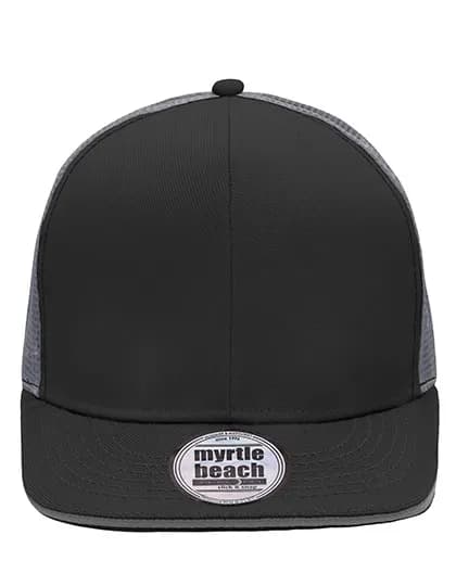 Pro Cap Mesh 6 Panel - Black/Charcoal