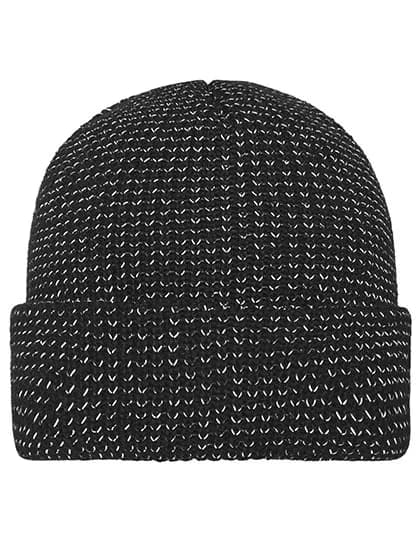 Reflective Winter Beanie - Black