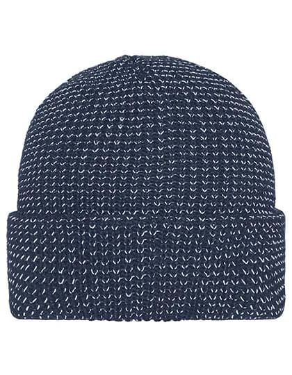 Reflective Winter Beanie - Navy