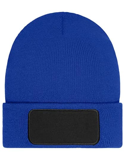 Beanie with Patch - Thinsulate - Royal