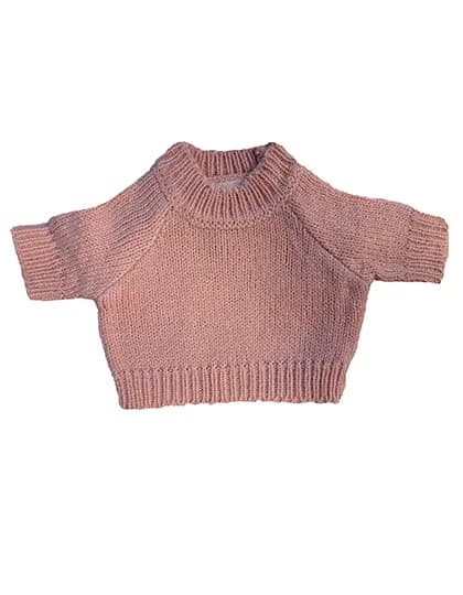 Teddy Jumper - Baby Pink