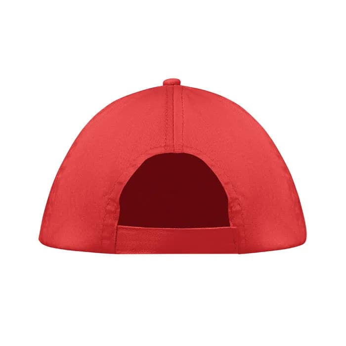 BASEBALL CAP 5 PANELS 160G/M² - BUZZ - Rot