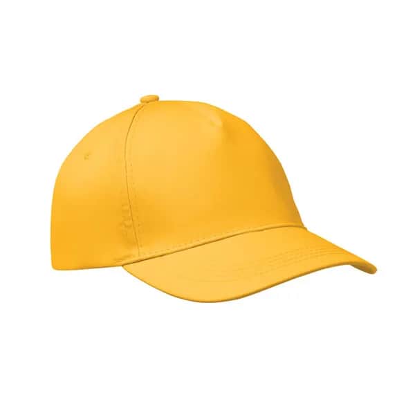 BASEBALL CAP 5 PANELS 160G/M² - BUZZ - Gelb