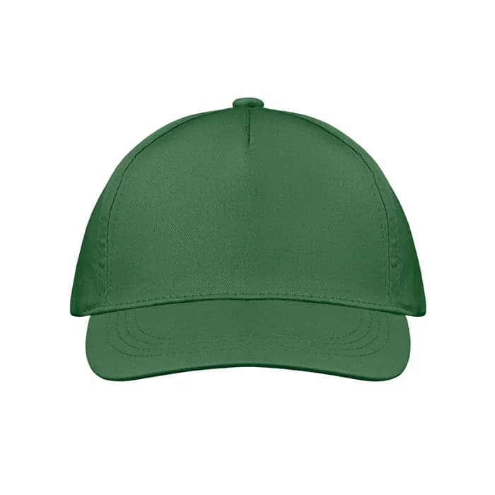 BASEBALL CAP 5 PANELS 160G/M² - BUZZ - Dunkelgrün
