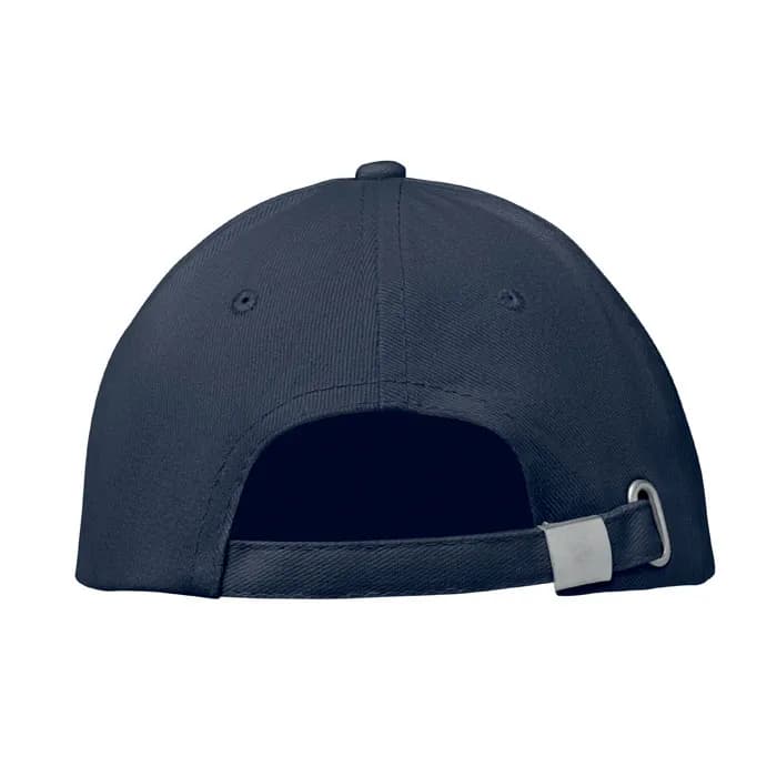 BASEBALL CAP 6 PANELS 260G/M² - BUFFALO - Weiß/Dunkelblau