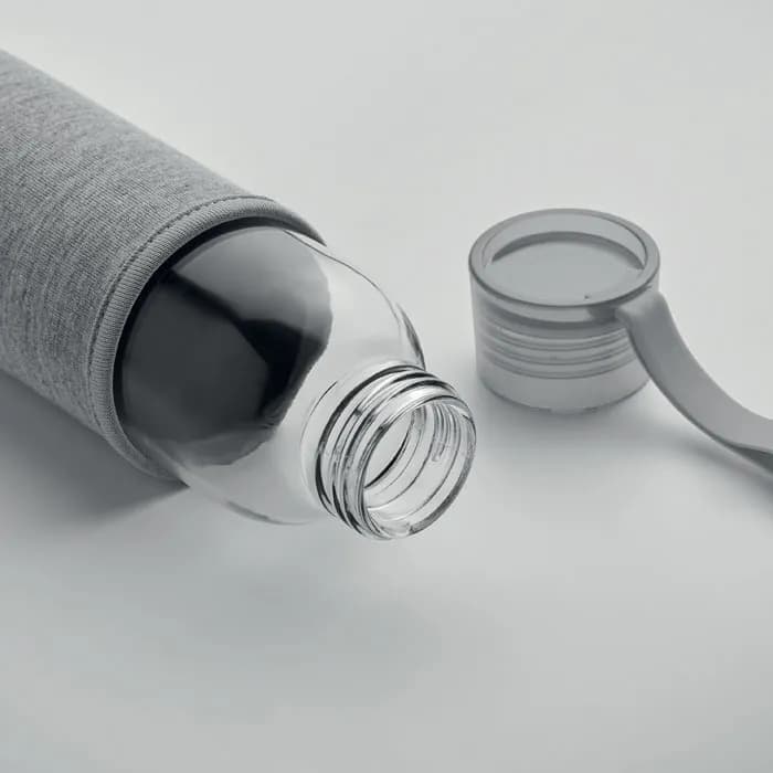 Flasche recyceltes Glas 500 ml - EBOR - Steingrau