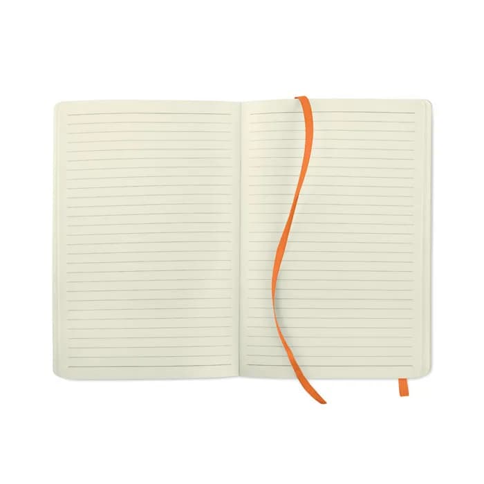 DIN A5 Notizbuch recycelt - BRETA - Orange