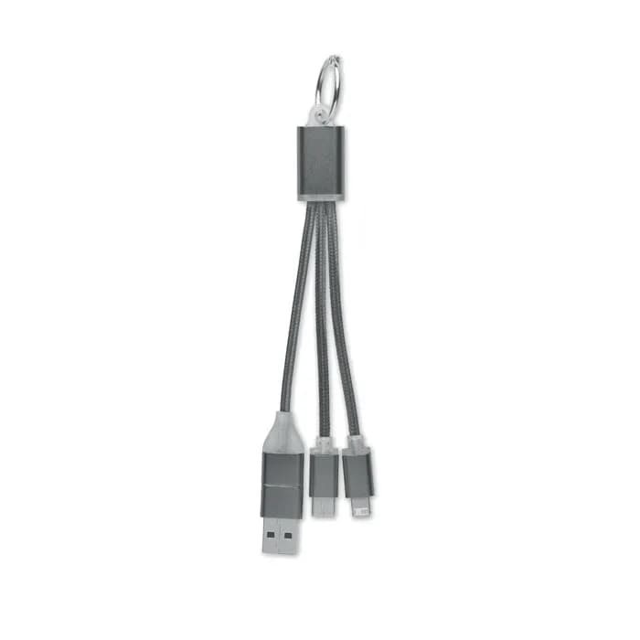 4in1 Ladekabel Typ-C - BLUE - Titan
