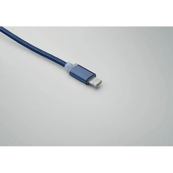 4in1 Ladekabel Typ-C - BLUE - Marineblau