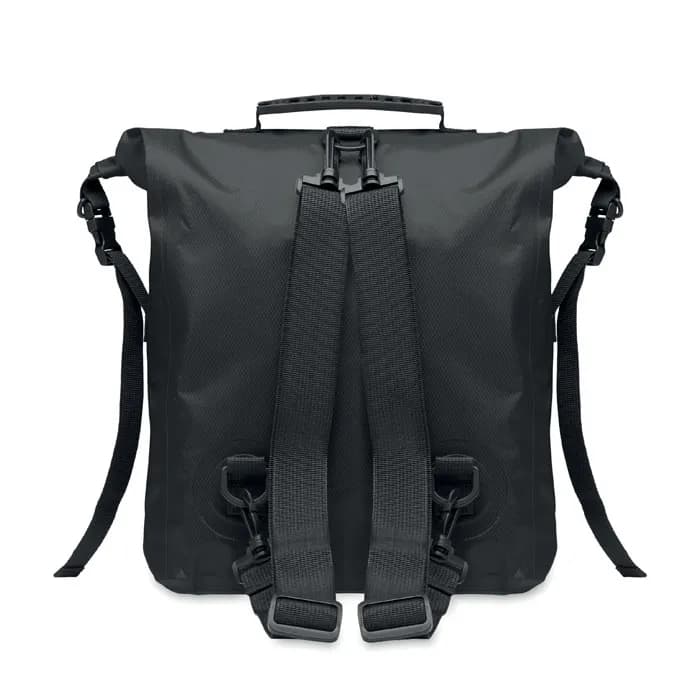 Rolltop-Tasche RPET - SCUBAROLL - Schwarz